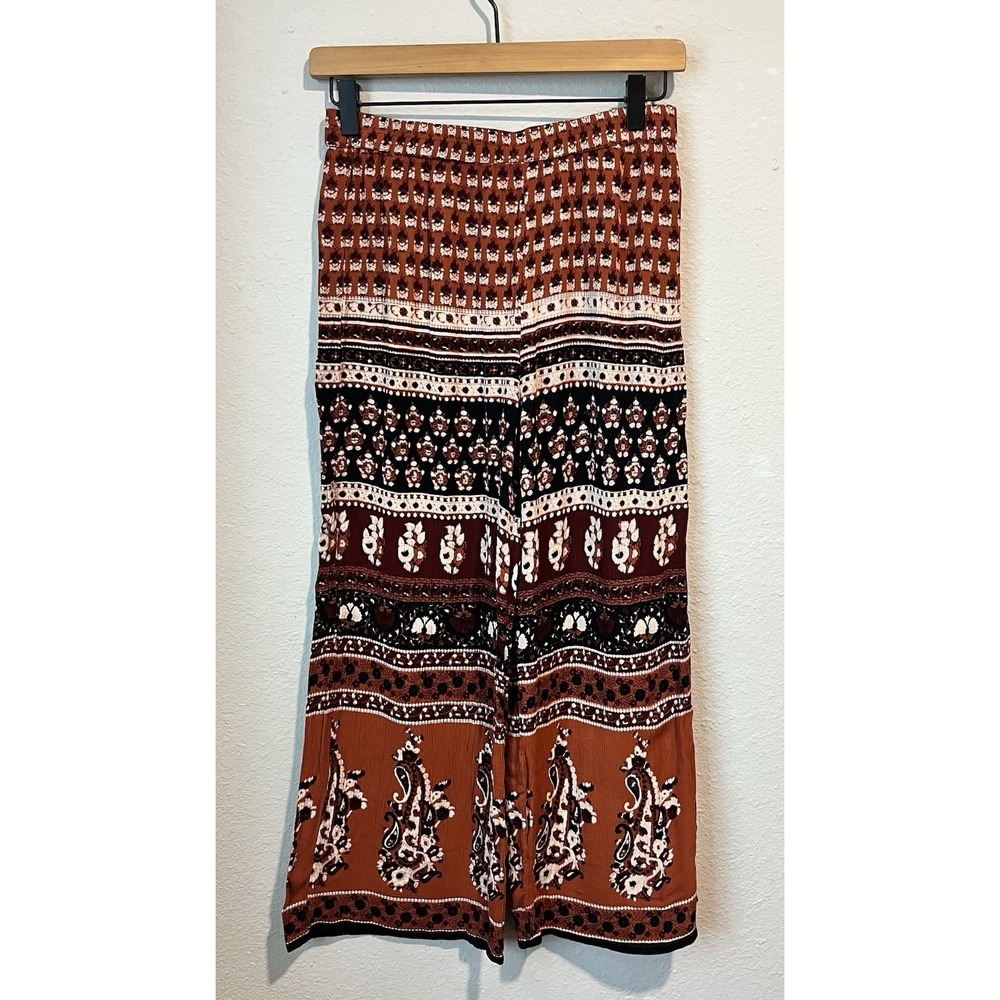 Earthbound Trading Co Women's Pants Size Medium Pull On Batik Boho Festival